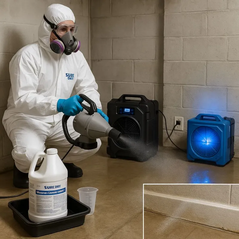 Sanitization and Odor Removal process in Yorktown, VA